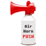 air horn push android application logo